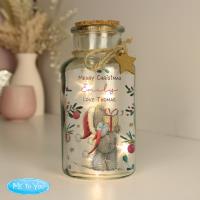 Personalised Me to You Cosy Winter Christmas LED Glass Jar Extra Image 2 Preview